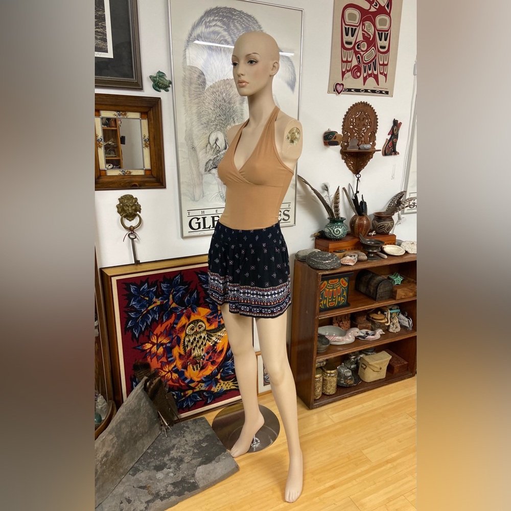 Black Patterned Shorts - Picture 11 of 11